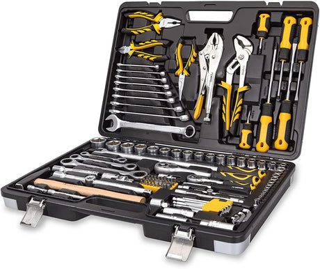 VITO Universal Werkzeugkoffer 119-teilig Werkzeug-Set Montage für den Profi, Monteur und Heimwerker - Werkzeugkasten,Werkzeugkiste,Werkzeugbox - Tools.de TP Profishop GmbH