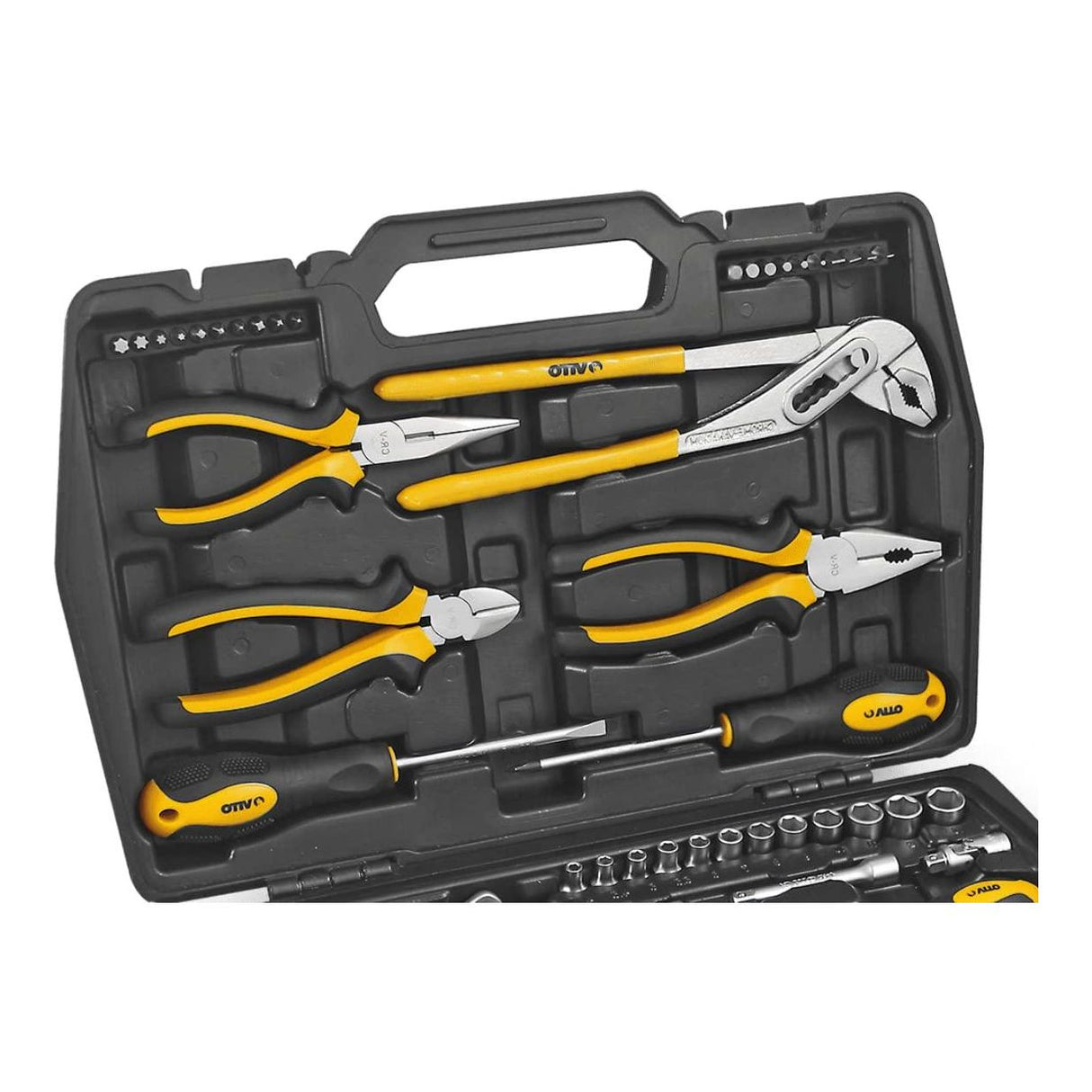 VITO universal Werkzeugkoffer 63-teilig Werkzeug-Set Montage für den Profi, Monteur und Heimwerker - Werkzeugkasten, Werkzeugkiste, Werkzeugbox - REF VIMF63 - Tools.de TP Profishop GmbH