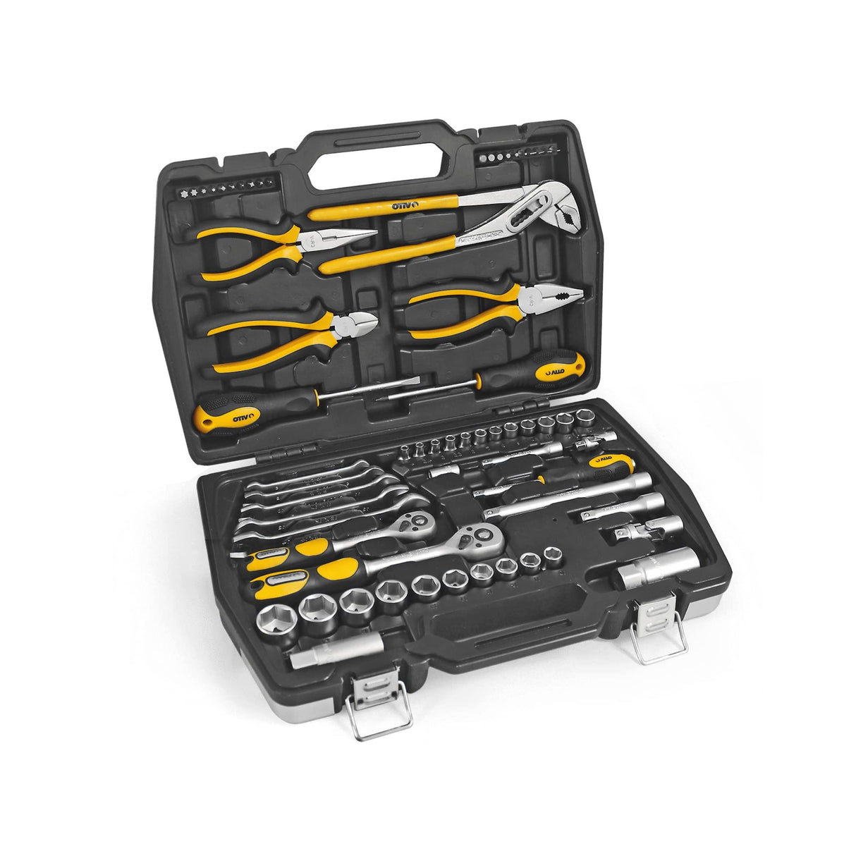 VITO universal Werkzeugkoffer 63-teilig Werkzeug-Set Montage für den Profi, Monteur und Heimwerker - Werkzeugkasten, Werkzeugkiste, Werkzeugbox - REF VIMF63 - Tools.de TP Profishop GmbH