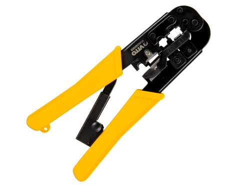 VITO VIACM185 Crimpzange RJ45, RJ12, RJ11, Professionelle Crimpzange 185mm Ethernet mit Abisolieren und Schneiden für Netzwerkstecker Cat7 Cat 6A Cat 6 - Tools.de TP Profishop GmbH
