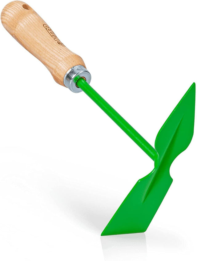 VITO Vintage kleine 25cm Gartenhäckchen, Hacke, Gartenhacke, Doppelhacke für Garten, zum lüften lockern & jäten, Unkrauthacke Herz-Rechteck - VISPBMS Handmade in Portugal - Tools.de TP Profishop GmbH