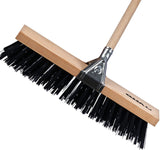 VITO VIVE50 VITO Straßenbesen mit Stiel - PVC-Borsten -verzinkter Metallkopf - robuster Industriebesen Besen - 50 cm breit - für Straße Boden Schnee - 120 cm lang - Gartenbesen - Tools.de TP Profishop GmbH