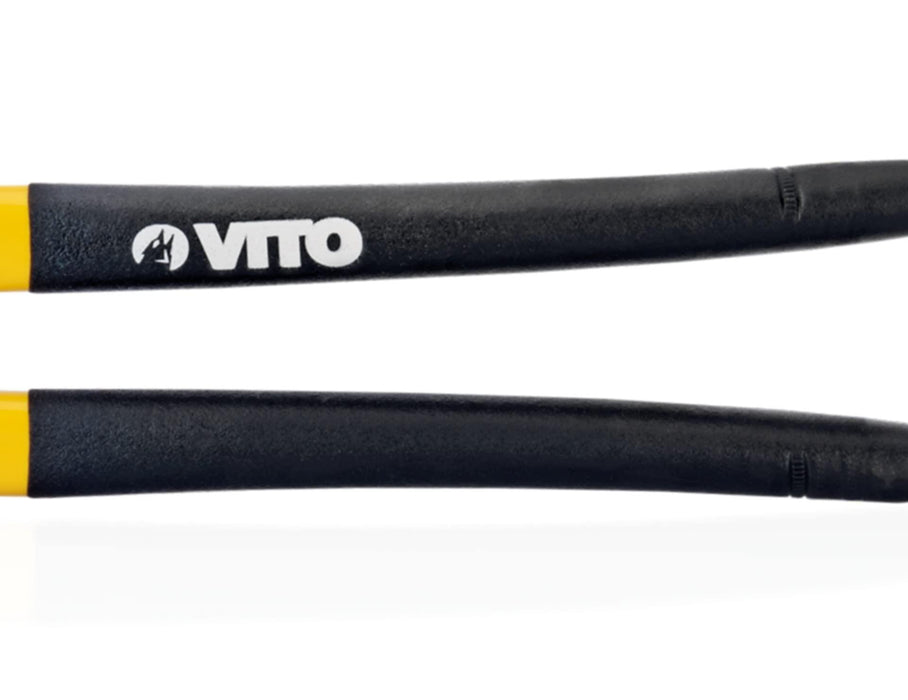 VITO Zange für Fliesenhalter für Keramik geeignet, Induktiv gehärtete Schneiden; - Chrom-Vanadium geschmiedeter Körper; - PVC-beschichteter Griff, schwarz/gelb - VITC - Tools.de TP Profishop GmbH