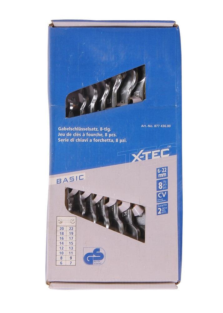 XPTools Doppelmaulschlüssel Satz 8 Teile / Maulschlüssel Set DOS8BA - Tools.de TP Profishop GmbH