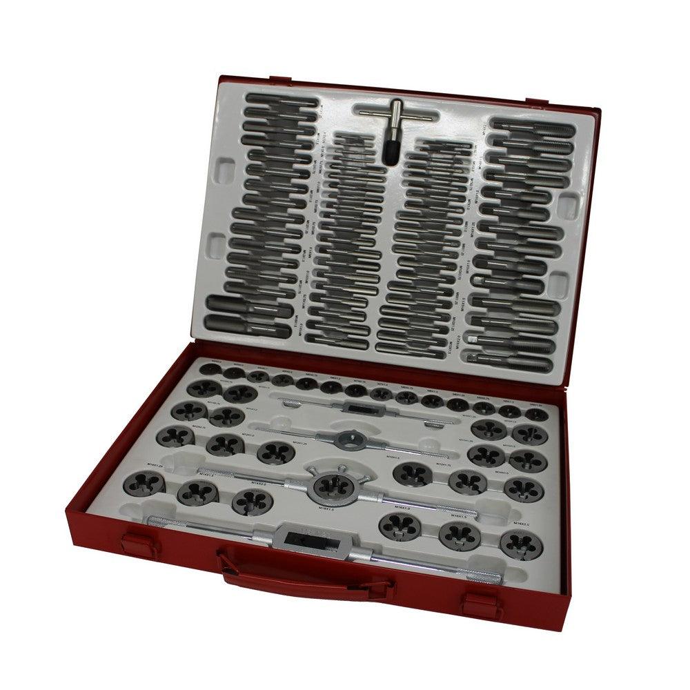 XPTools Gewindeschneider Set 110 Stück Metrisch Werkstattkoffer Schneideisen TD110MM - Tools.de TP Profishop GmbH