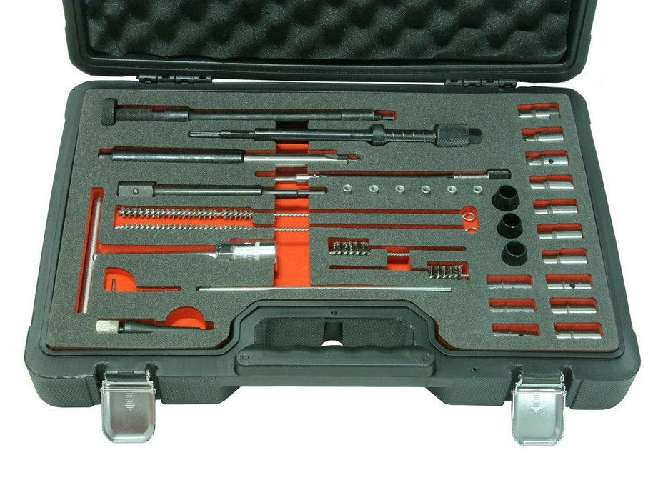 XPTools Injektorset und Schachtreinigungsset 35 Teile im Koffer / Reinigungssatz XP35ISC - Tools.de TP Profishop GmbH