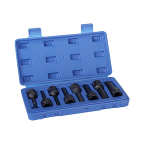 XPTools Innenvielzahl-Bit-Einsatz 1/2" 8 Teile / Steckschlüssel Satz / Mehrzahn Biteinsatz-Set DS08SM - Tools.de TP Profishop GmbH