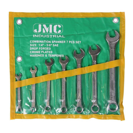 XPTools Maulringschlüssel Satz 7 Teile Zollgrößen / Maulschlüssel Ringschlüssel Set CS7E - Tools.de TP Profishop GmbH