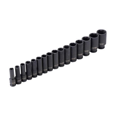 XPTools Nusssatz Lang 16 Teile 1/2" Stecknuss Satz SS12D16 - Tools.de TP Profishop GmbH