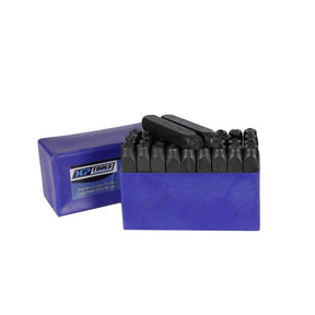 XPTools Schlagbuchstaben und Zahlen 36 Teile 6mm Stahl / Stanzstempel / Schlagstempel SLL6 - Tools.de TP Profishop GmbH