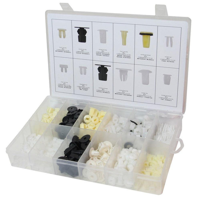 XPTools Sicherungsmutter Sortiment 350 Teile / Haltcelipsatz Karosserie XP350PBA - Tools.de TP Profishop GmbH