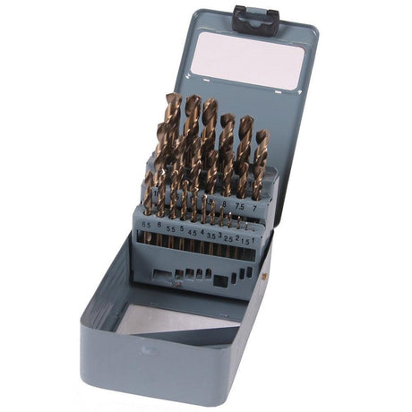 XPTools Spiralbohrer Satz 25 Teile Kobalt Split Point HSS 25 DR25KBK - Tools.de TP Profishop GmbH