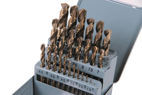 XPTools Spiralbohrer Satz 25 Teile Kobalt Split Point HSS 25 DR25KBK - Tools.de TP Profishop GmbH
