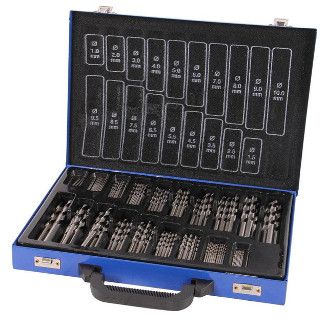 XPTools Spiralbohrer Satz HSS 170 Stück / Bohrerset DR170KBP - Tools.de TP Profishop GmbH