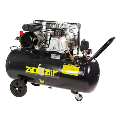 ZionAir 100 Liter Luft Kompressor 3 PS 2,2kW 230V 10 bar 100L Tank - CP222T01 - Tools.de TP Profishop GmbH