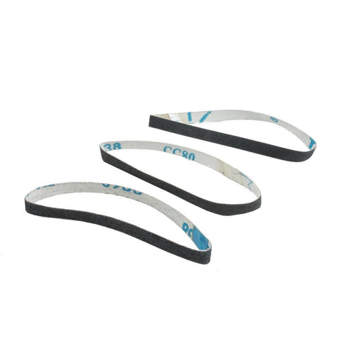 ZionAir 3x Schleifband / Schleifbänder mit 20 mm Bandbreite / Körnung 80, 100 und 200 ABS20BS - Tools.de TP Profishop GmbH