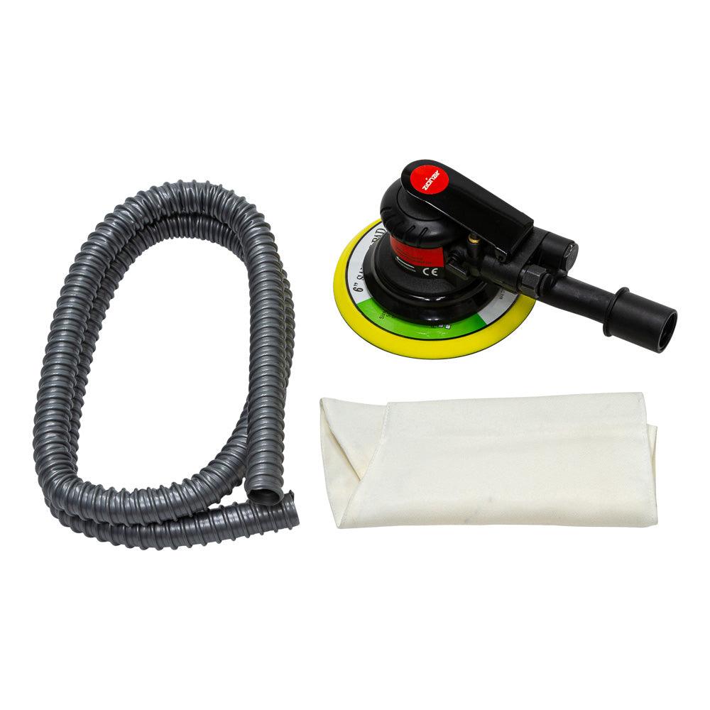 ZionAir Druckluft Exzenterschleifer 6" Ø 150mm mit Staubbeutel und Extraktion / Absaugschlauch AS6I - Tools.de TP Profishop GmbH