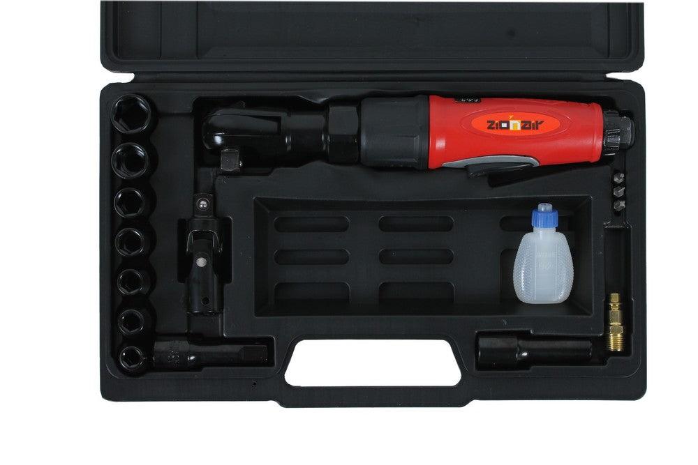 ZionAir Druckluft Ratschenschrauber 1/2'' mit Nüssen / 17 Teile AR12D - Tools.de TP Profishop GmbH