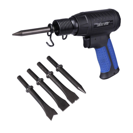 ZionAir Druckluftmeißel Set mit Luftmeißel, 4 Meißel, Federhalter AC01 - Tools.de TP Profishop GmbH