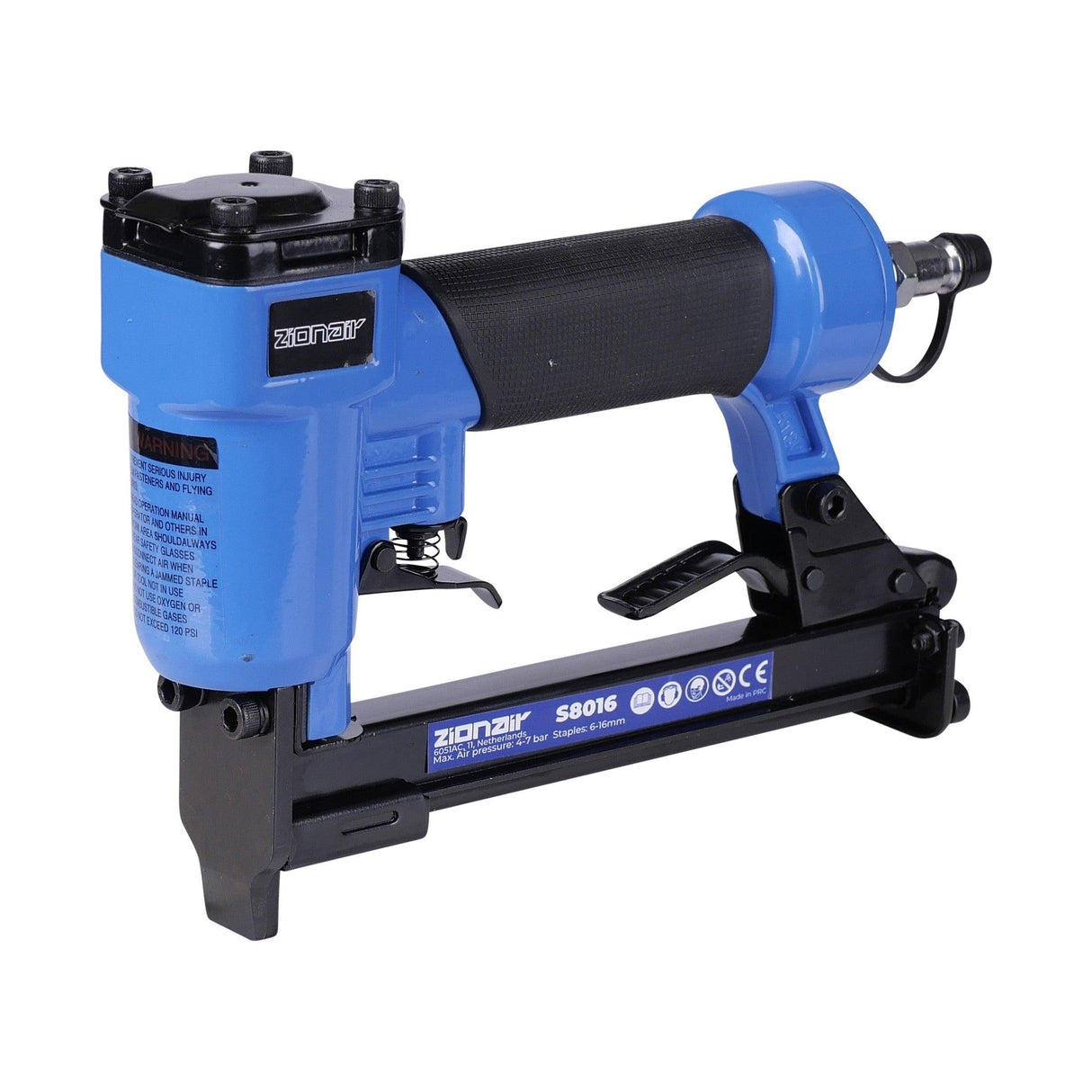 ZionAir Druckluftnagler 6 - 16 mm / Druckluft Tacker S8016 - Tools.de TP Profishop GmbH