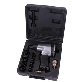 ZionAir Druckluftschrauber Set 1/2'' mit 10 Nüssen / Druckluft Schlagschauber mit Koffer IW12D - Tools.de TP Profishop GmbH