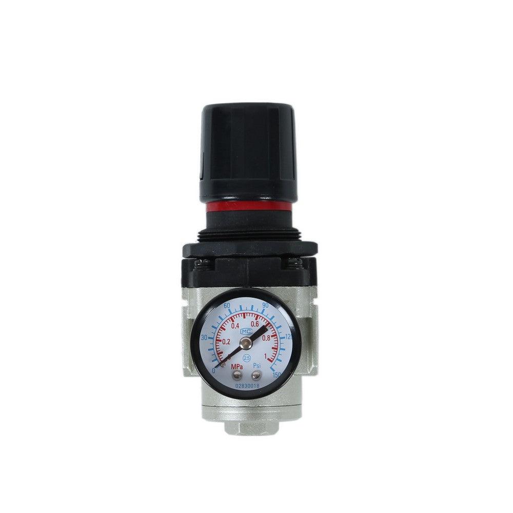 ZionAir Druckregler 1/4'' Druckminderer mit Manometer AR14IN - Tools.de TP Profishop GmbH