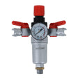 ZionAir Luftfilter Druckregler 3/8" Druckluftregler Druckminderer mit Absperrhahn AFR38 - Tools.de TP Profishop GmbH