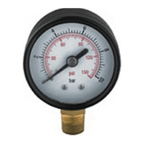 ZionAir Manometer Ø 50mm Vertikal DM50V - Tools.de TP Profishop GmbH