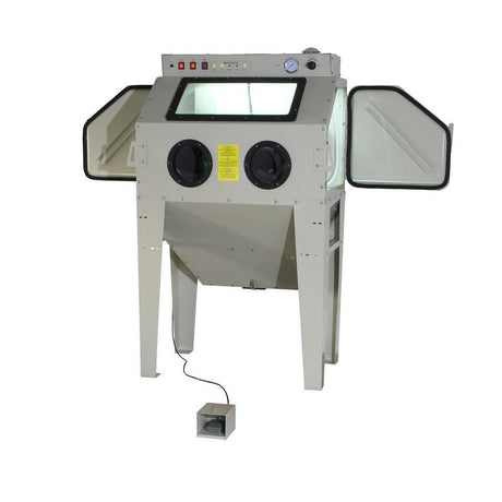 ZionAir Profi Sandstrahlkabine Sandstrahler Sandstrahlgerät 350L mit 2 Seitentüren Strahlkabine SB35A - Tools.de TP Profishop GmbH