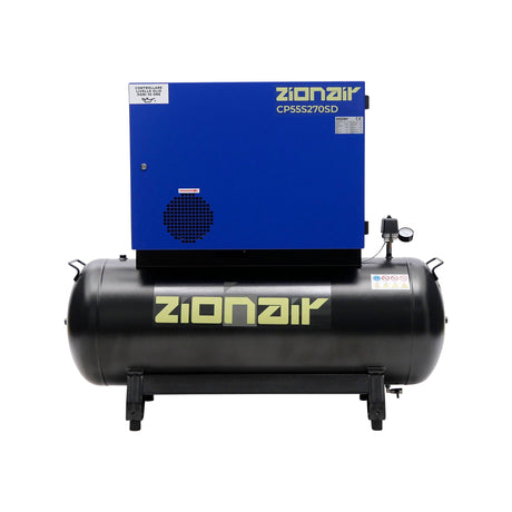 ZionAir Profi Silent Kompressor 5,5kW 400V 11bar 270 Liter Tank Stern-Dreieck CP55S270SD - Tools.de TP Profishop GmbH