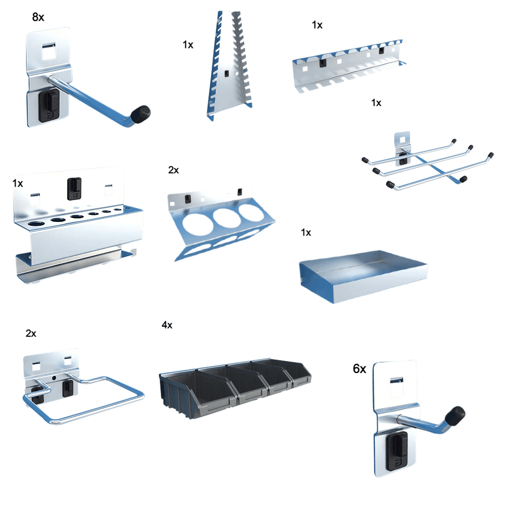 Zubehör Set - Haken-Set - TOOLBOX4YOU Expert Serie - SET 2 - BGHSET2 - Tools.de TP Profishop GmbH