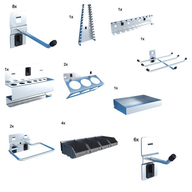 Zubehör Set - Haken-Set - TOOLBOX4YOU Expert Serie - SET 2 - BGHSET2 - Tools.de TP Profishop GmbH